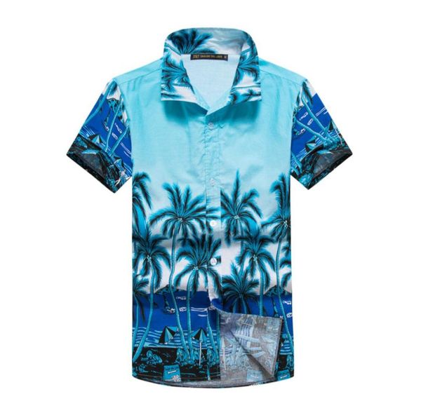 

mens hawaiian shirts short sleeve tropical shirts men summer camisa masculina fancy beach shirts men holiday party clothing sal5840281, White;black