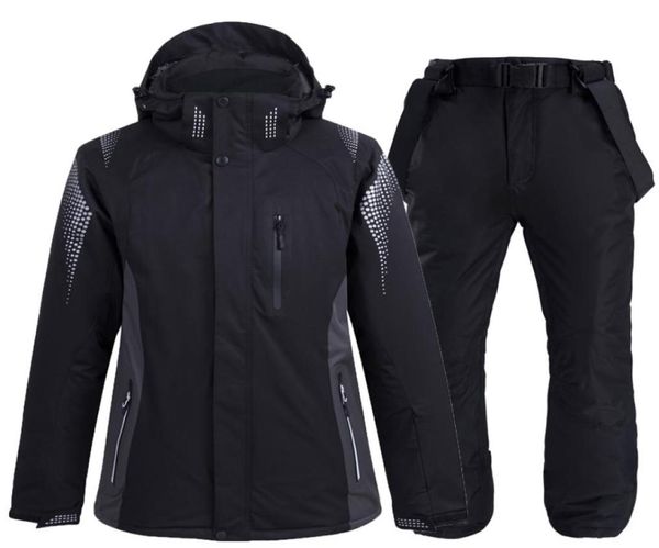 

couples skiing jackets and pants men and women ski suit snowboarding sets warm windproof waterproof snow outdoor winter clothes3020437
