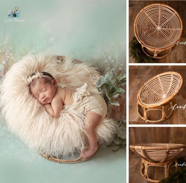 

newborn pography props basket handmade vintage bamboo chair baby boy pography props newborn po posing props infantil lj204554797