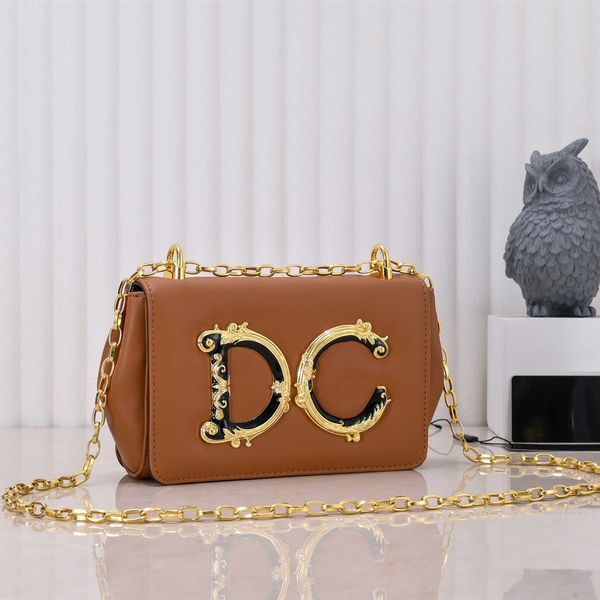 

fashion gold letter d designer g shoulder bag handbag luxury women chain crossbody bag premium leather evening gown bags purse