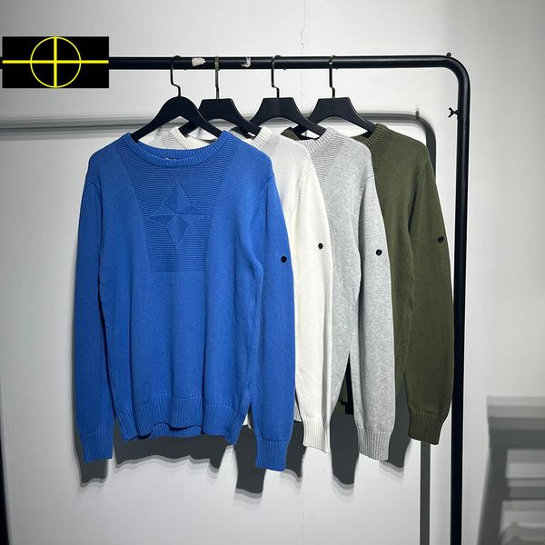 

mens sweaters comfort cotton sweater men women patch embroidery casual knitted 230811, White;black