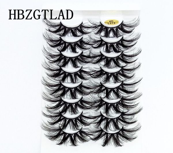 

new 8 pairs 25mm 3d mink lashes bulk faux dramatic volume lashes wispy natural mink lashes pack long wholes false eyelashes 017223289