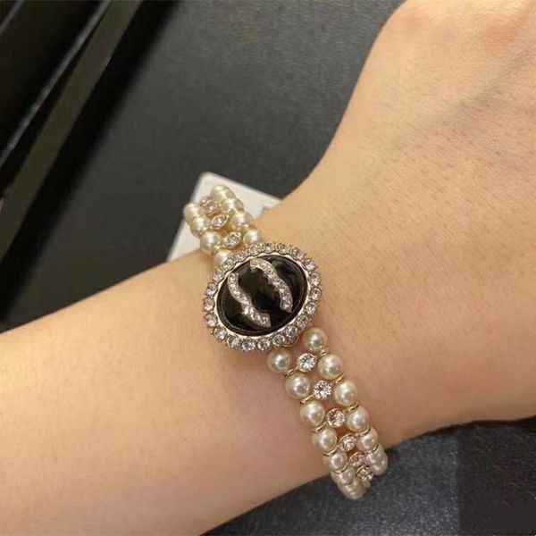 

luxury classic trendy designer bracelet channel popular bracelet designer chain for girl wedding mother' day fashion ccity jewelry wome, Golden;silver