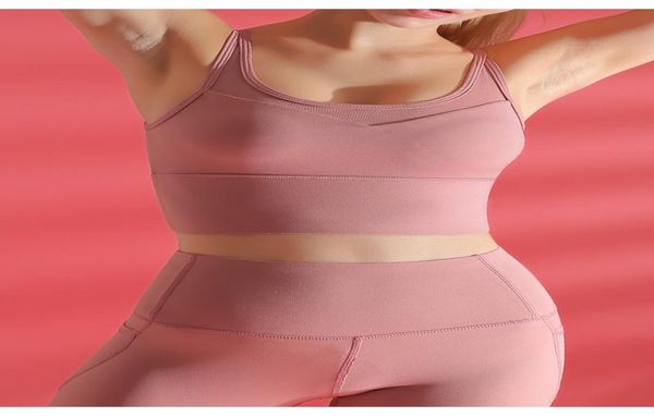 

hisimple 2020 new sports wear for women gym sport bra seamless sports bra women push up yoga back running yoga bra active wear1567400, White;red