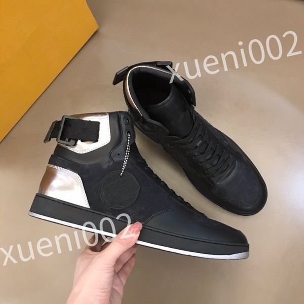 

2023 new luxury casual shoes women designer shoes travel leather man lace-up fashion lady flat trainers letters woman soled platform men sne, Black