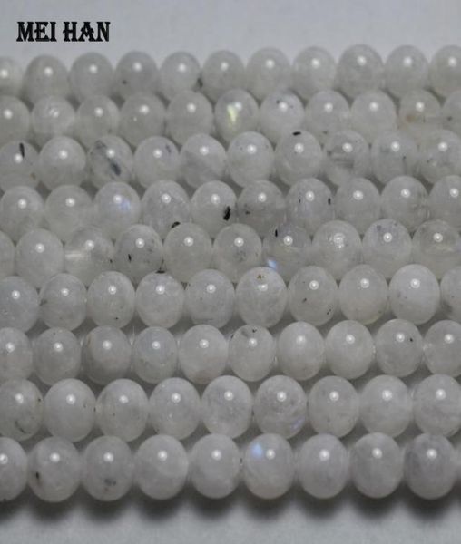 

meihan whole approx 48beadsset genuine a 8mm02 rainbow moonstone smooth round loose beads for jewelry diy making 2009301923466, Black