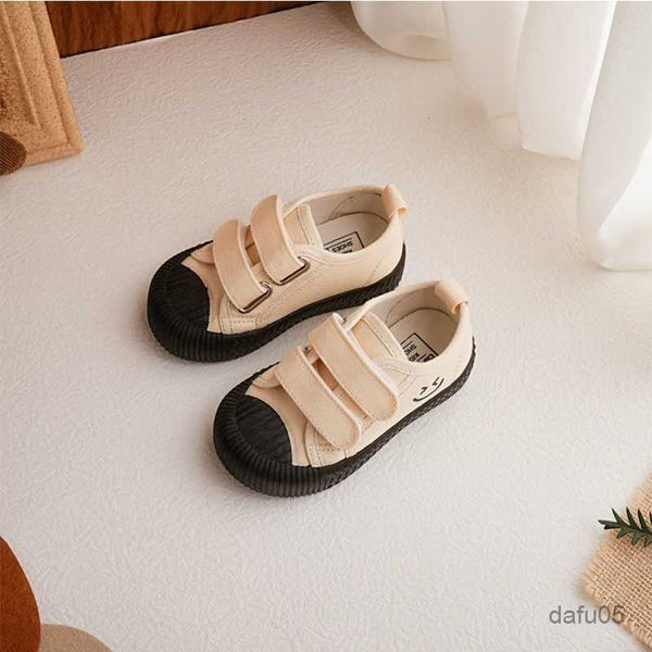 

sneakers children's biscuit shoes spring and autumn boy canvas shoes girls sports shoes r230811, Black;red