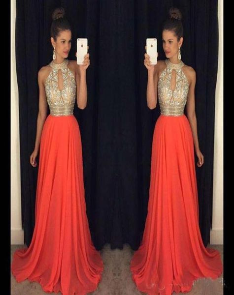 

prom dresses 2021 high neck evening dress bridesmaid dresses orange long dresses evening wear evening gowns ball gowns11251846, Black