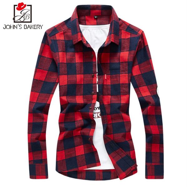 

men's flannel plaid shirts dress 2017 male casual warm soft comfort long sleeve shirt clothes camisa masculina plus size 4xl228l, White;black