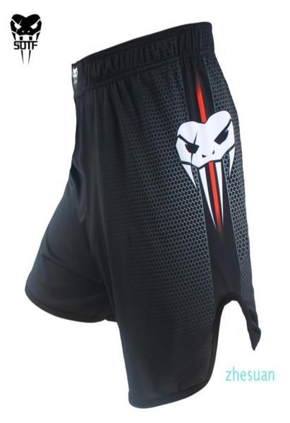 

training muay thai fighting fitness boxing trunks combat sports pants tiger shorts mma pretorian1388608, Blue