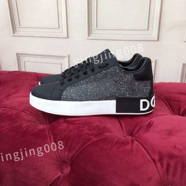 

luxury designer casual shoes white black fashion mens leather breathable shoe open low sports sneakers hc210801