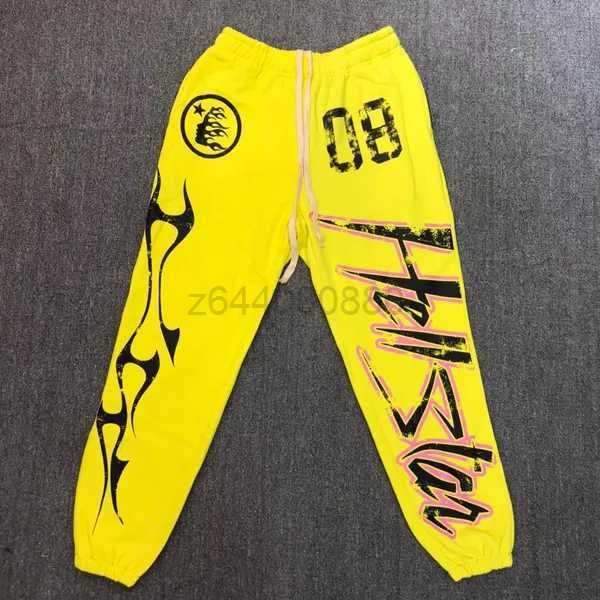 

mens luxury designers pants men pantsl hellstar studios red flare sweatpants jogger fashion hip hop casual 1 wxap, Black