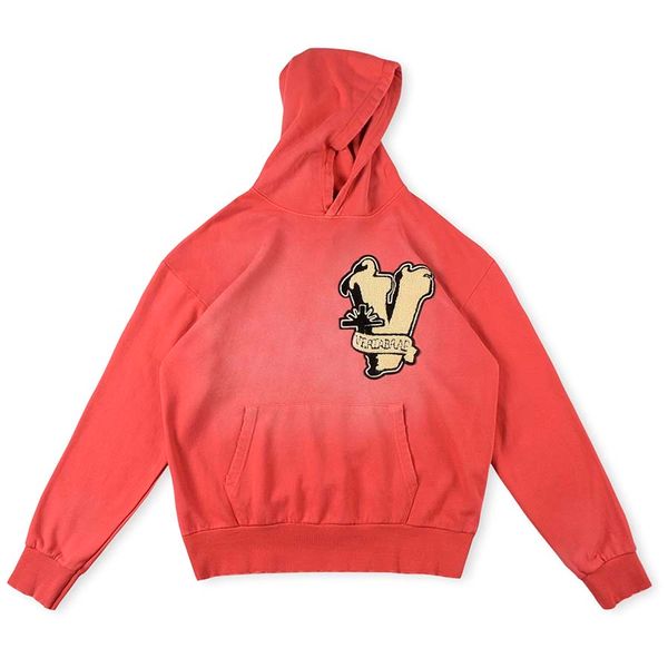 

designer men hoody hoodies vintage red pullover sweatshirts loose long sleeve hooded jumper mens women, Black;brown