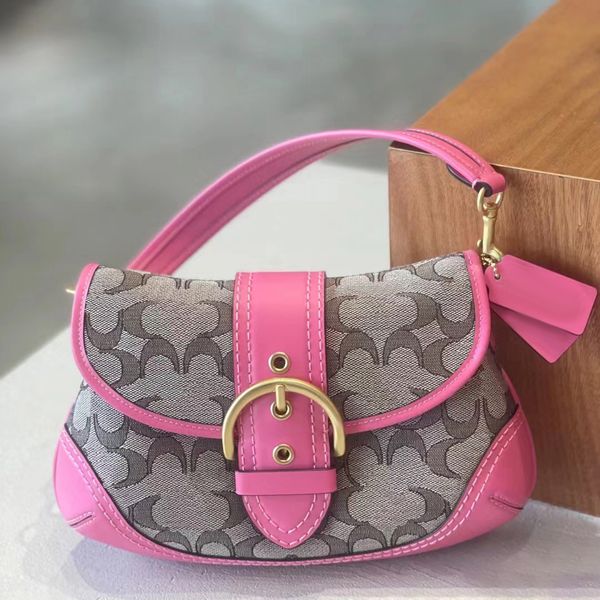 

luxurys vintage cooachs soho bag genuine leather cross body clutch handbags famous designer womens shoulder bags two straps men travel lady