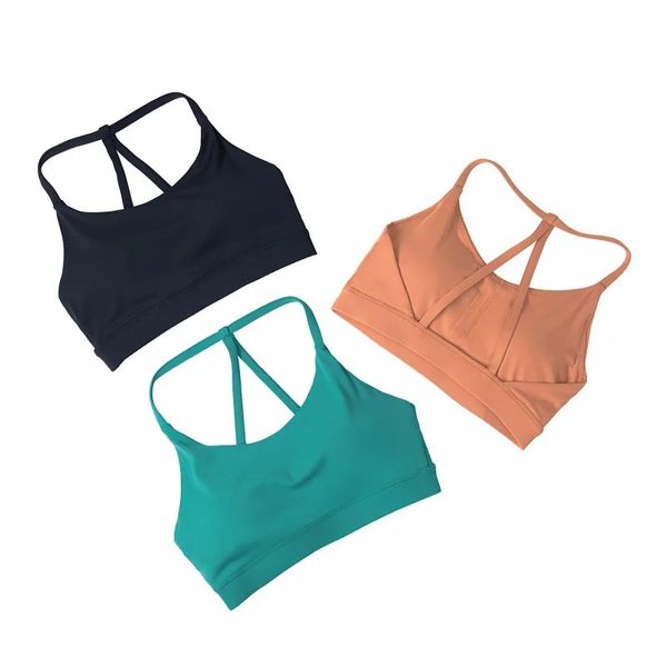 

new yoga naked vest women triangle back underwear fitness women sports bra