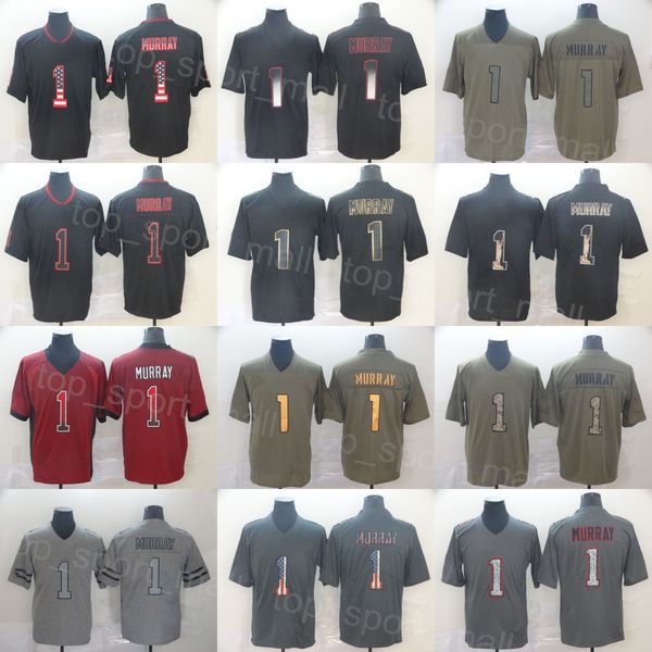 

man 1 kyler murray football jersey goddess hyphenation hemp grey drift rainbow leopard grain usmc shadow smoke flag salute to service breath, Black;red