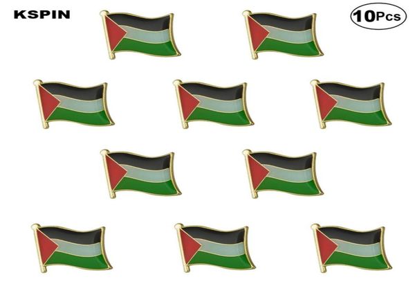 

palestine flag lapel pin flag badge brooch pins badges 10pcs a lot1912586, Gray