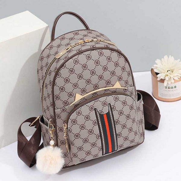 

cute women's shoulder bags fashion printed backpacks 0817