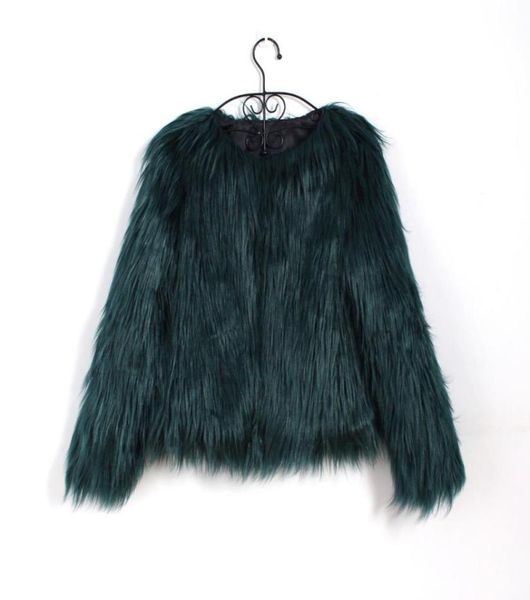 

bigsweety floating hair jacket fur coat women fur overcoat imitation faux jackets hairy party warm coat plus size5993902, Black