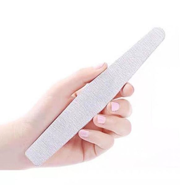 

50pcslot professional nail file 100180 emery board rhombus grey sandpaper for nail art whole6873330