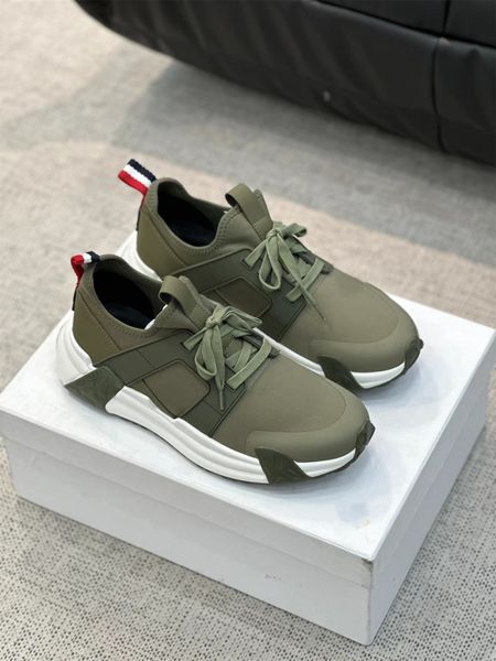 

perfect brand sporty look depart sneakers shoes knit calfskin rubber sole runner mesh lightweight skateboard flexible r trainer 38-45, Black