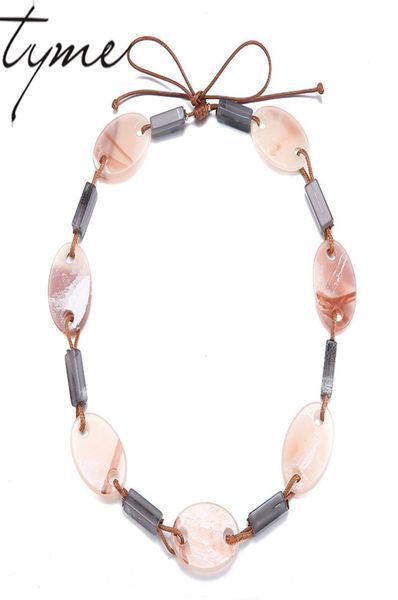 

tyme fashion jewelry handmade women necklace vintage resin collar choker boho collier femme statement jewelry christmas gift9328827, Silver