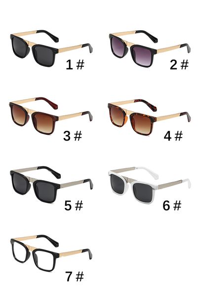 

summer man fashion uv protection christmas metal frame sunglasses blue black woman outdoor driving beach sun glasses wind glass wholesale 7c, White;black