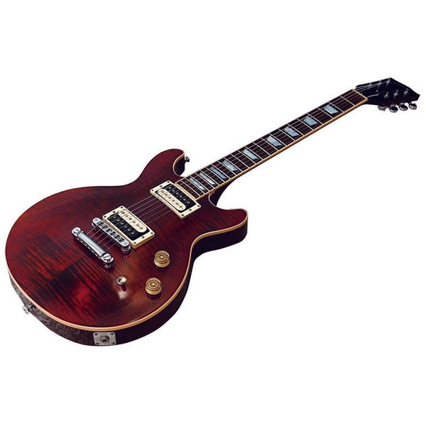 

paul standard double cutaway carved wine red electric guitar