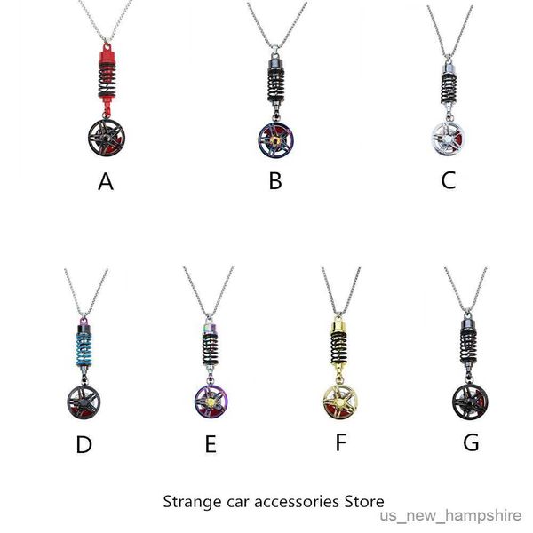 

decorations auto decoration wheel keychain mirror hanging ornament keyring pendant for car accessories interior r230811