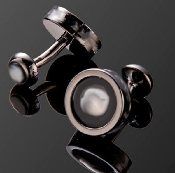 

lm06 with box 4colors designer french shirt cuff links various styles luxury wedding father groom man gift3396405, Silver