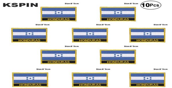 

honduras flag embroidery patches iron on saw on transfer patches sewing applications for clothes in homegarden2720140, Black