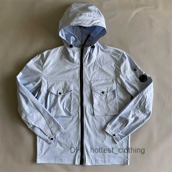

cp jacket men's spring and autumn hooded jacket multi pocket lens decoration cotton material casual zipper 3 bq6j, Black;brown