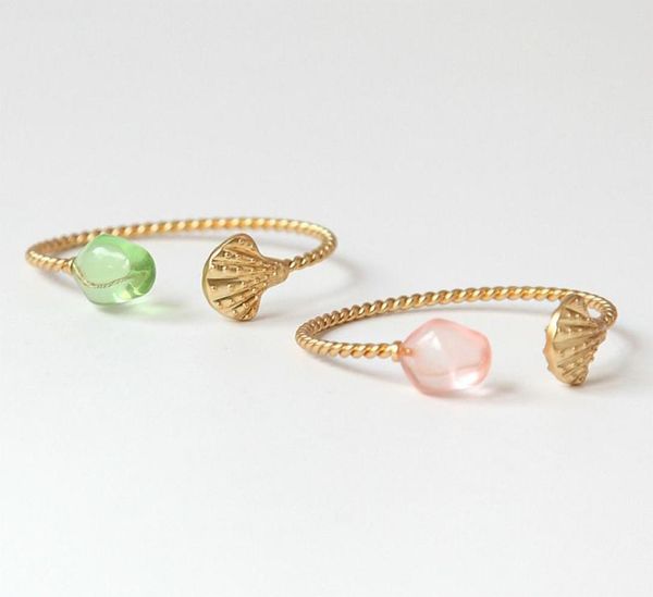 

rolled brass shell cuff clear resin cuffs ed bracelets020857033790664, White