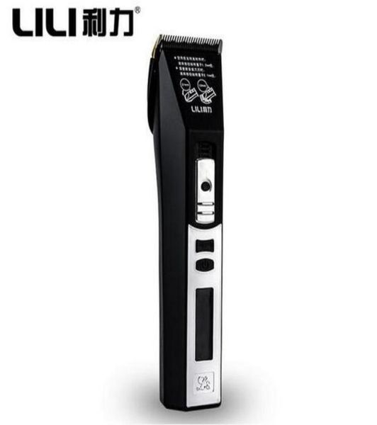 

lili l8 new professional electric hair trimmer rechargeable hair clipper haircut beard trimmer razor for men led display 2203673761