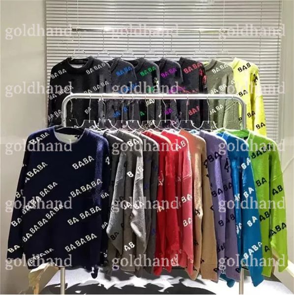 

designer mens womens sweater loose pullover sweater letter printed street sweatshirts multicolor hoodie clothing, White;black