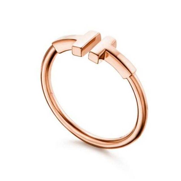 

simple fashion style t open gold ring crystal diamonds brand ring mother of pearl ring mens womens wedding rings for couples valentines day, Silver