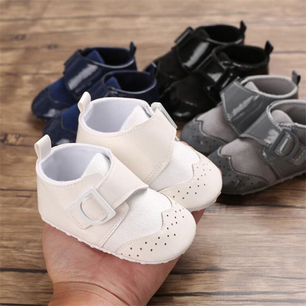 

newborn infant toddler spring dress cotton light weight easywear breathable pu leather first walkers crib moccasins