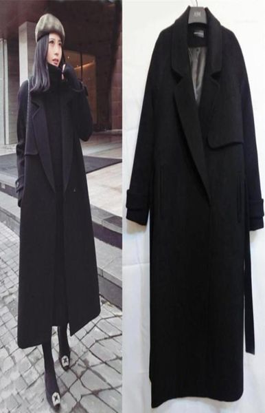 

women039s wool blends yaapeet winter coat women coats casual outwear overcoat clothing jackets windbreaker black1179498329047000, Black