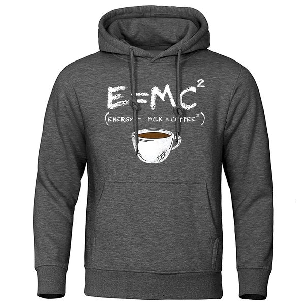 

men's hoodies sweatshirts energy=milkcoffee printed e=mc2 funny hoodie men's loose oversized hoodies fashion casual sweatshirt str, Black