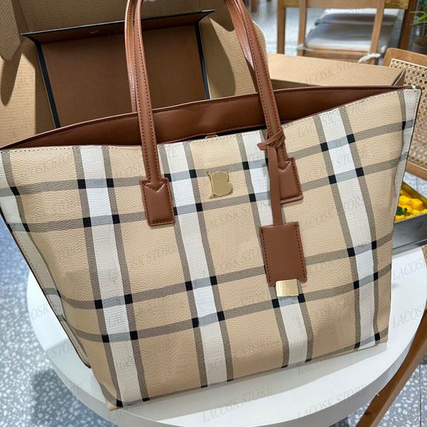 

classic stripe large totes womens letter shopping bags oversize designer handbags with purse 2pcs composite bag plaid casual shoulder crossb