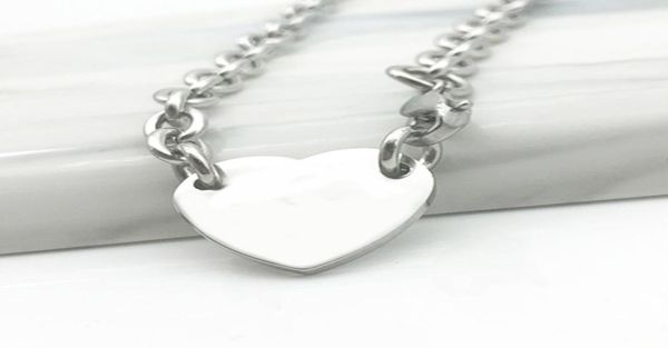 

19mm round heart bracelets couple stainless steel fashion link chain couple jewelry gift for girlfriend christmas valentine day ac3709809, Black