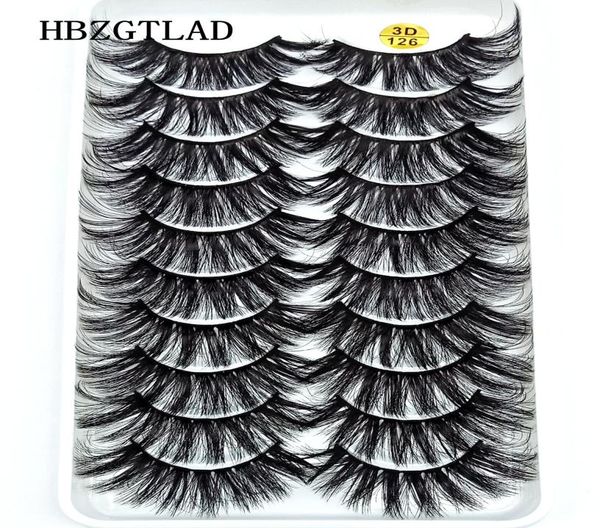 

2019 new 10 pairs 100 real mink eyelashes 3d natural false eyelashes mink lashes soft eyelash extension makeup kit cilios 1265003951