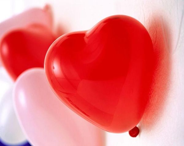 

300 pcs red heart latex balloons wedding party favors kid gift9397110