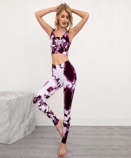 

fitness women yoga set gym 2piece brasseamless leggings push up pants exercise padded workout running suit sportswear athletic3967810