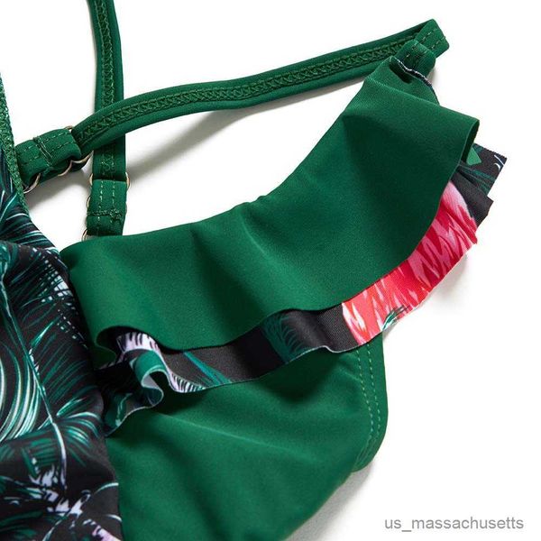 

family matching outfits flamingo family matching swimsuits outfits mother daughter swimwear mommy and me bikini dresses clothes dad son swim, Blue