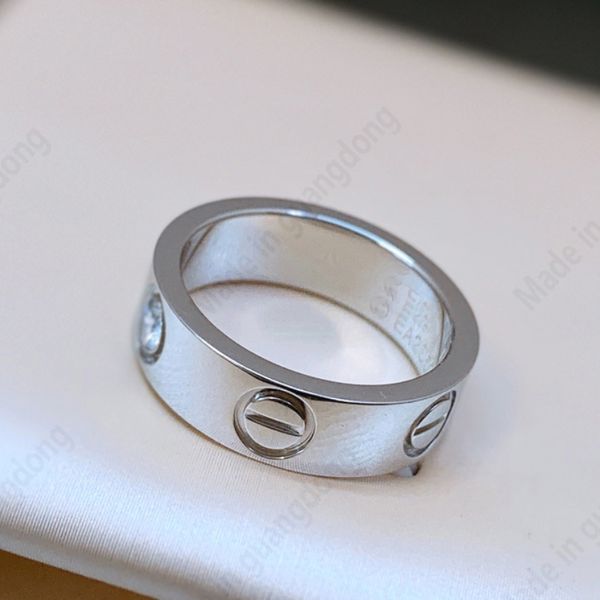 Silver 6mm Width with Stone