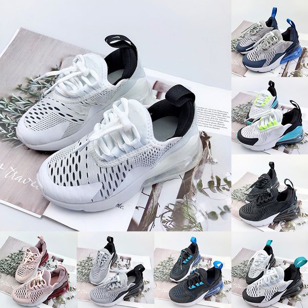

fashion big kids shoes designer 270 kid sneakers triple white black barely rose 270s dusty cactus children boys girls shoe youth sports trai