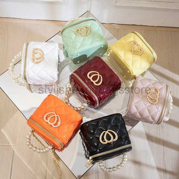 

shoulder bags silicone bucket bag bag2023 niche design pearl bag mini handbag jelly bagstylishhandbagsstore