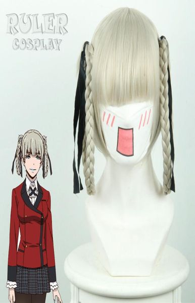 

short anime kakegurui compulsive gambler kirari momobami cosplay wig7067414, Black