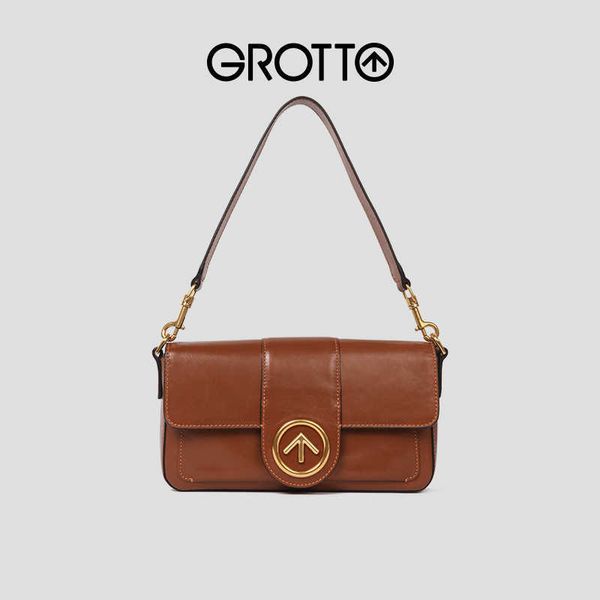 

grotto classic bigpeace italian light calfskin elegant club bag